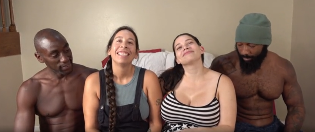 Curvy BBW Brings Pure Energy to an Interracial Casting